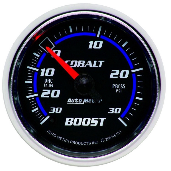 2-1/16" BOOST/VACUUM, 30 IN HG/30 PSI, COBALT